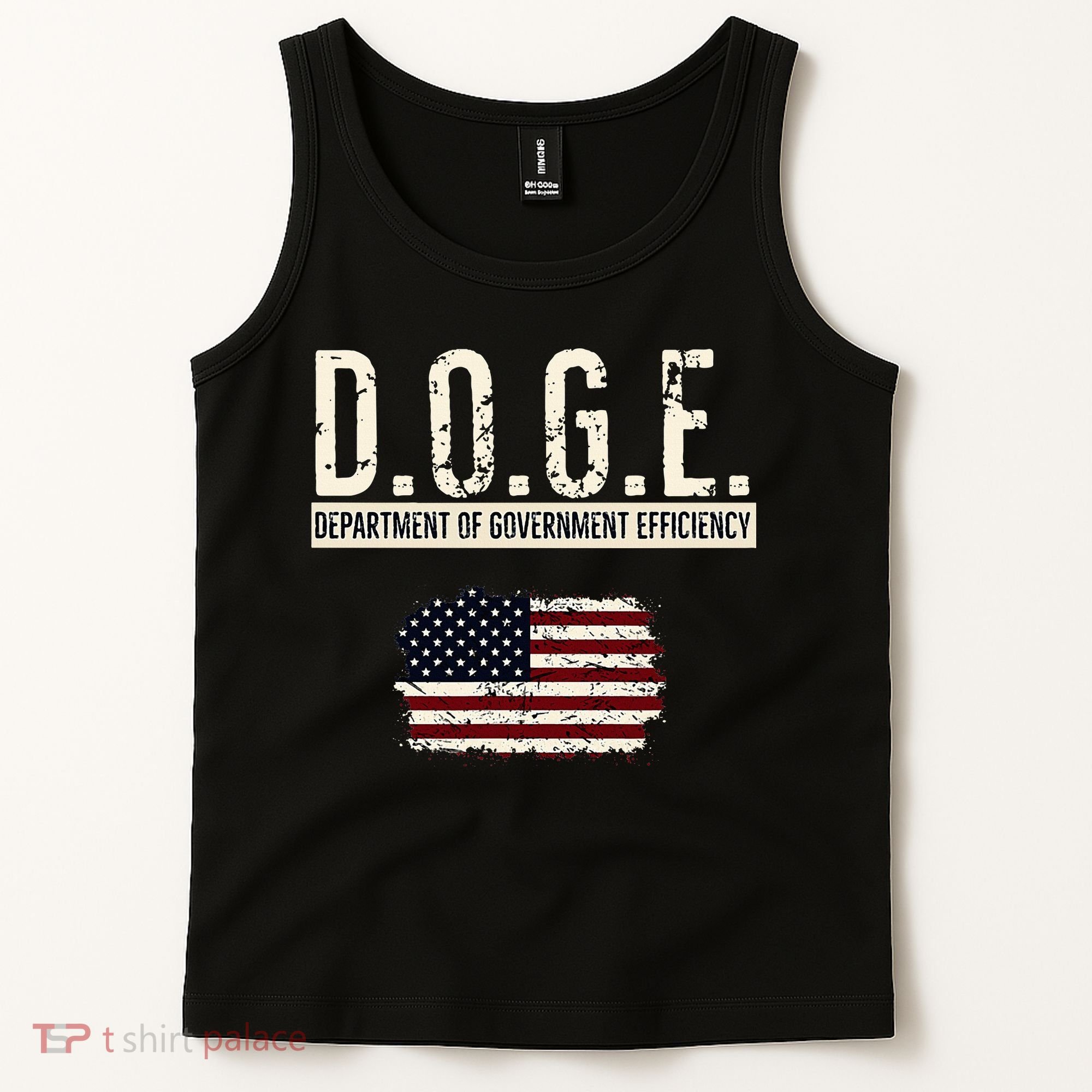 Funny Doge Department Of Government Efficiency . D.O.G.E. Tank Top