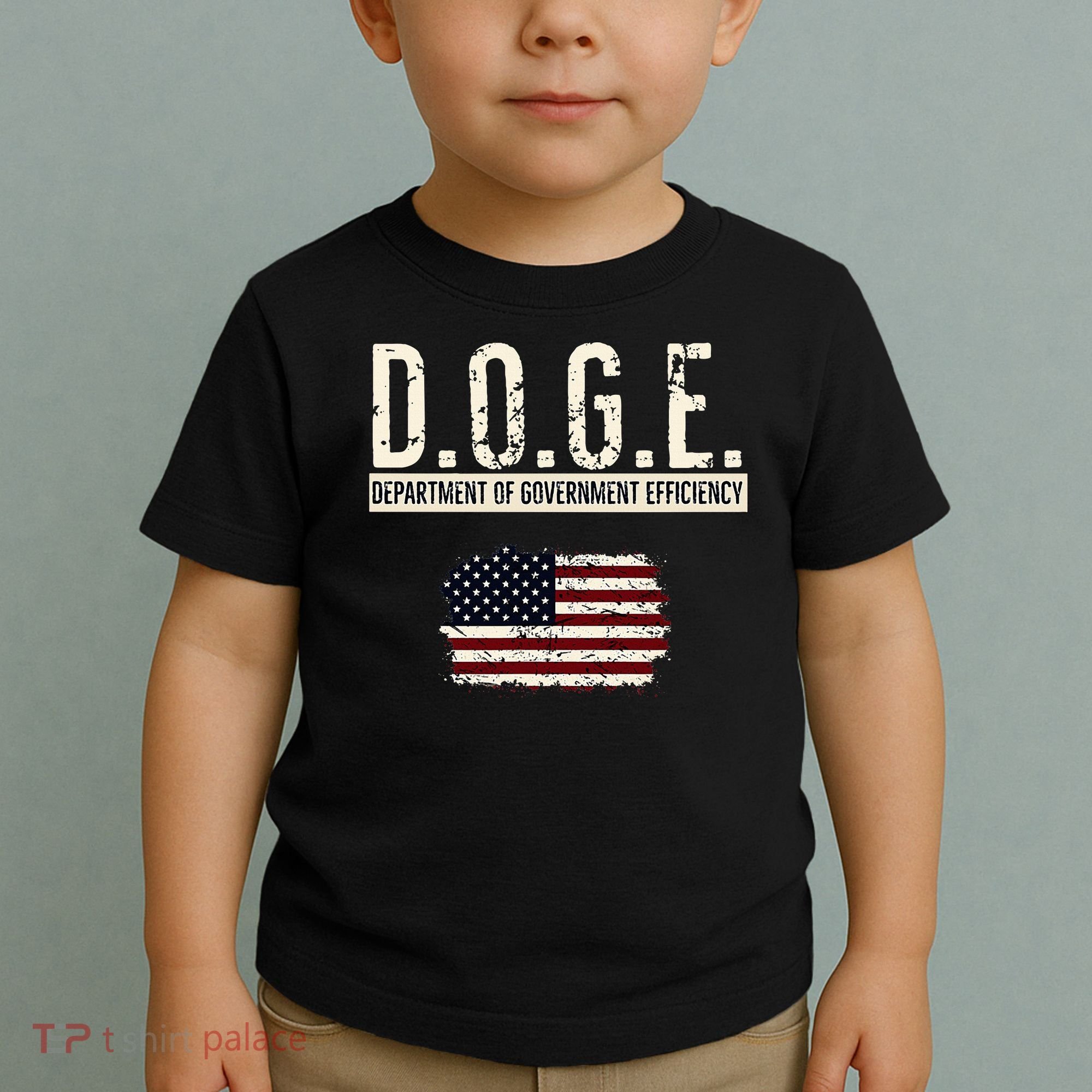 Funny Doge Department Of Government Efficiency . D.O.G.E. Toddler T-Shirt