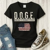 Funny Doge Department Of Government Efficiency . D.O.G.E. Women's T-Shirt thumb 3