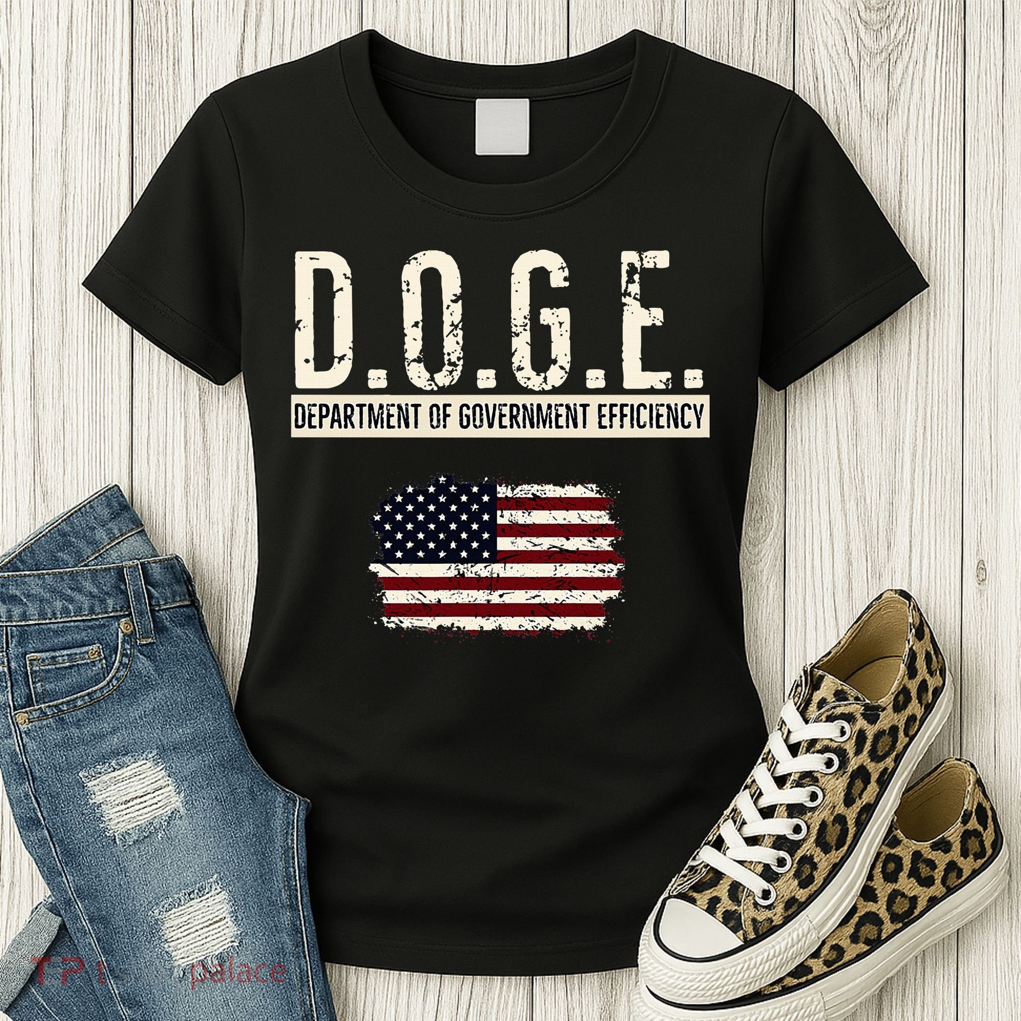 Funny Doge Department Of Government Efficiency . D.O.G.E. Women's T-Shirt