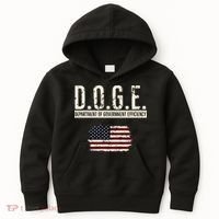 Funny Doge Department Of Government Efficiency . D.O.G.E. Kids Hoodie thumb 0