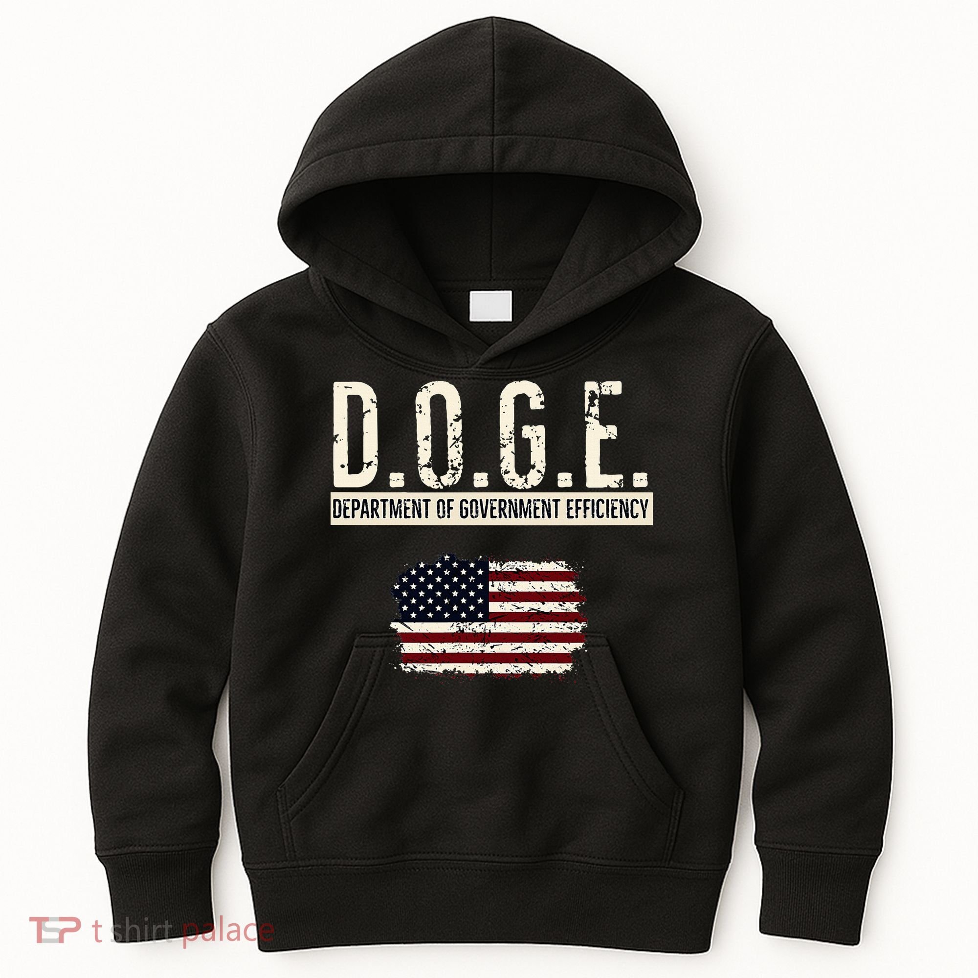 Funny Doge Department Of Government Efficiency . D.O.G.E. Kids Hoodie