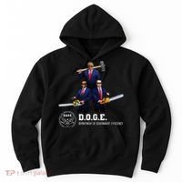 Funny D.O.G.E. (Department Of Government Efficiency) Doge Hoodie thumb 0