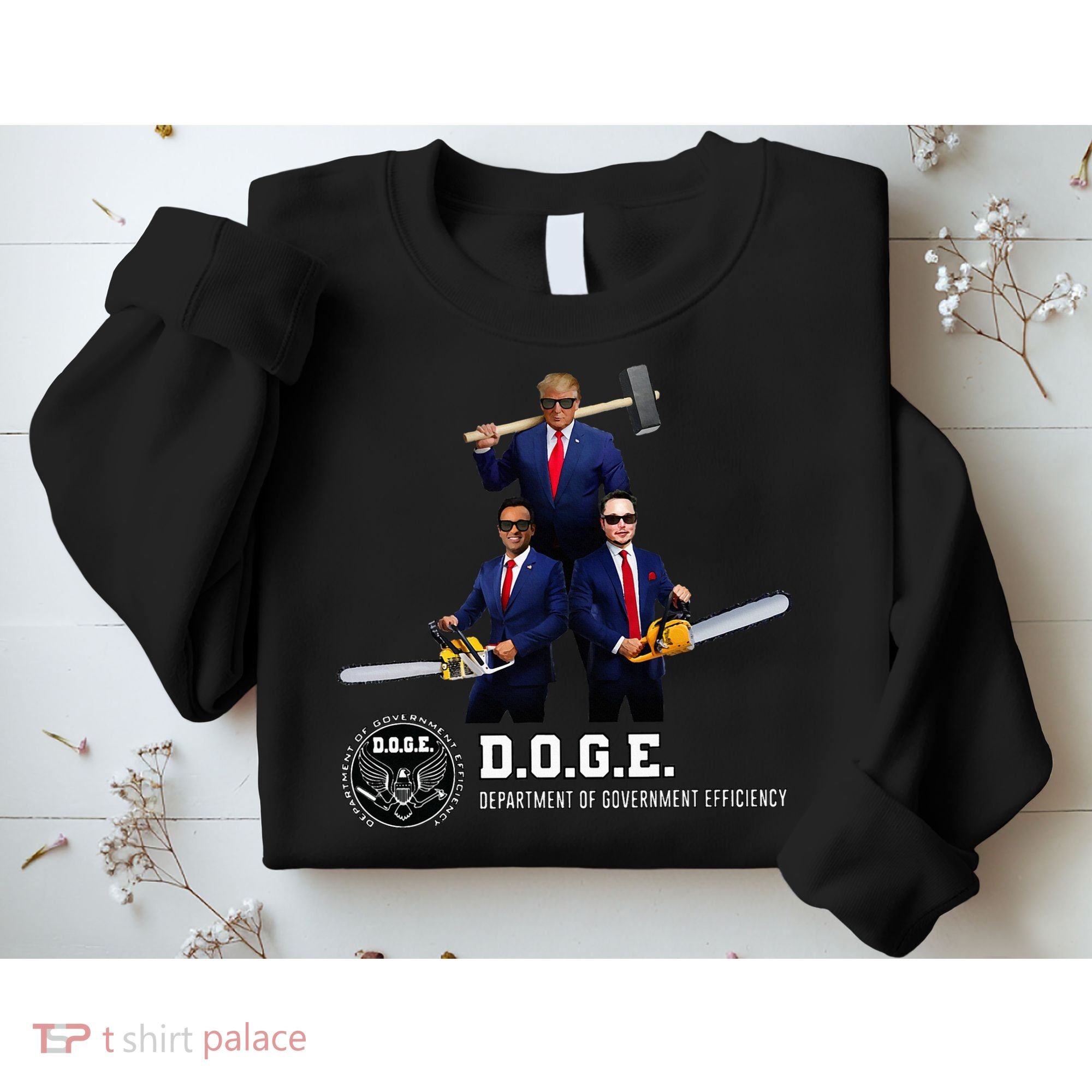 Funny D.O.G.E. (Department Of Government Efficiency) Doge Sweatshirt
