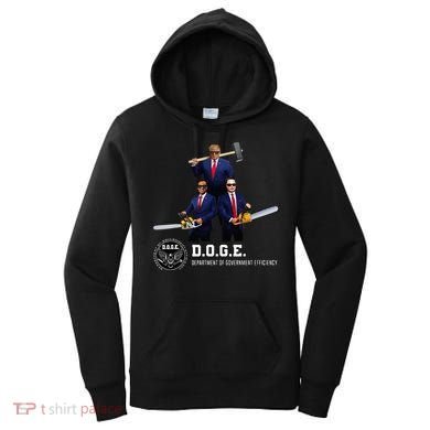 Funny D.O.G.E. (Department Of Government Efficiency) Doge Women's Hoodie