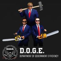 Funny D.O.G.E. (Department Of Government Efficiency) Doge Women's Hoodie thumb 2