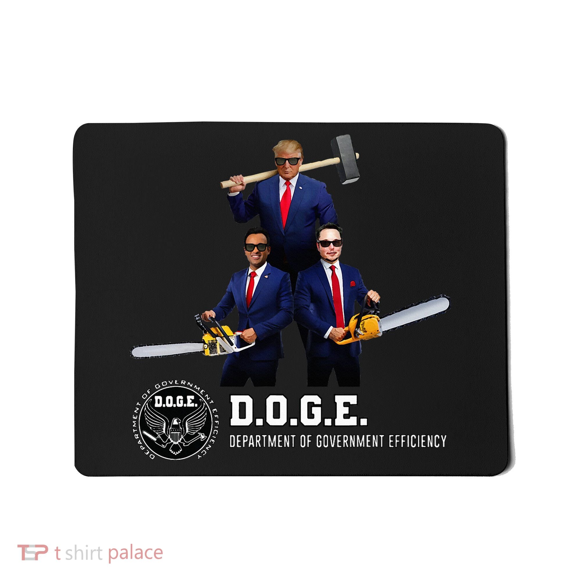 Funny D.O.G.E. (Department Of Government Efficiency) Doge Mousepad