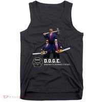 Funny D.O.G.E. (Department Of Government Efficiency) Doge Tank Top thumb 0