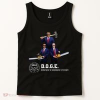 Funny D.O.G.E. (Department Of Government Efficiency) Doge Tank Top thumb 2