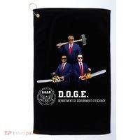 Funny D.O.G.E. (Department Of Government Efficiency) Doge Golf Towel thumb 0