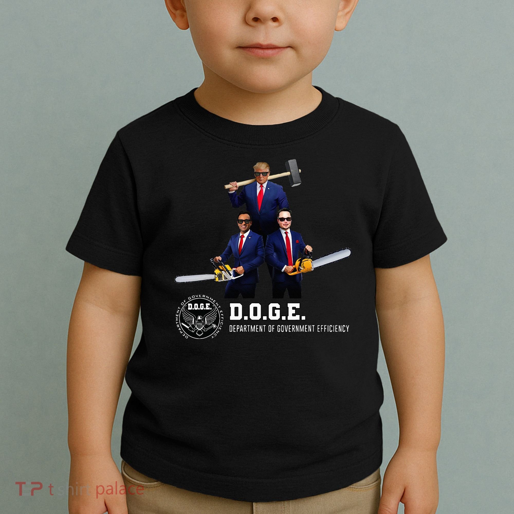 Funny D.O.G.E. (Department Of Government Efficiency) Doge Toddler T-Shirt