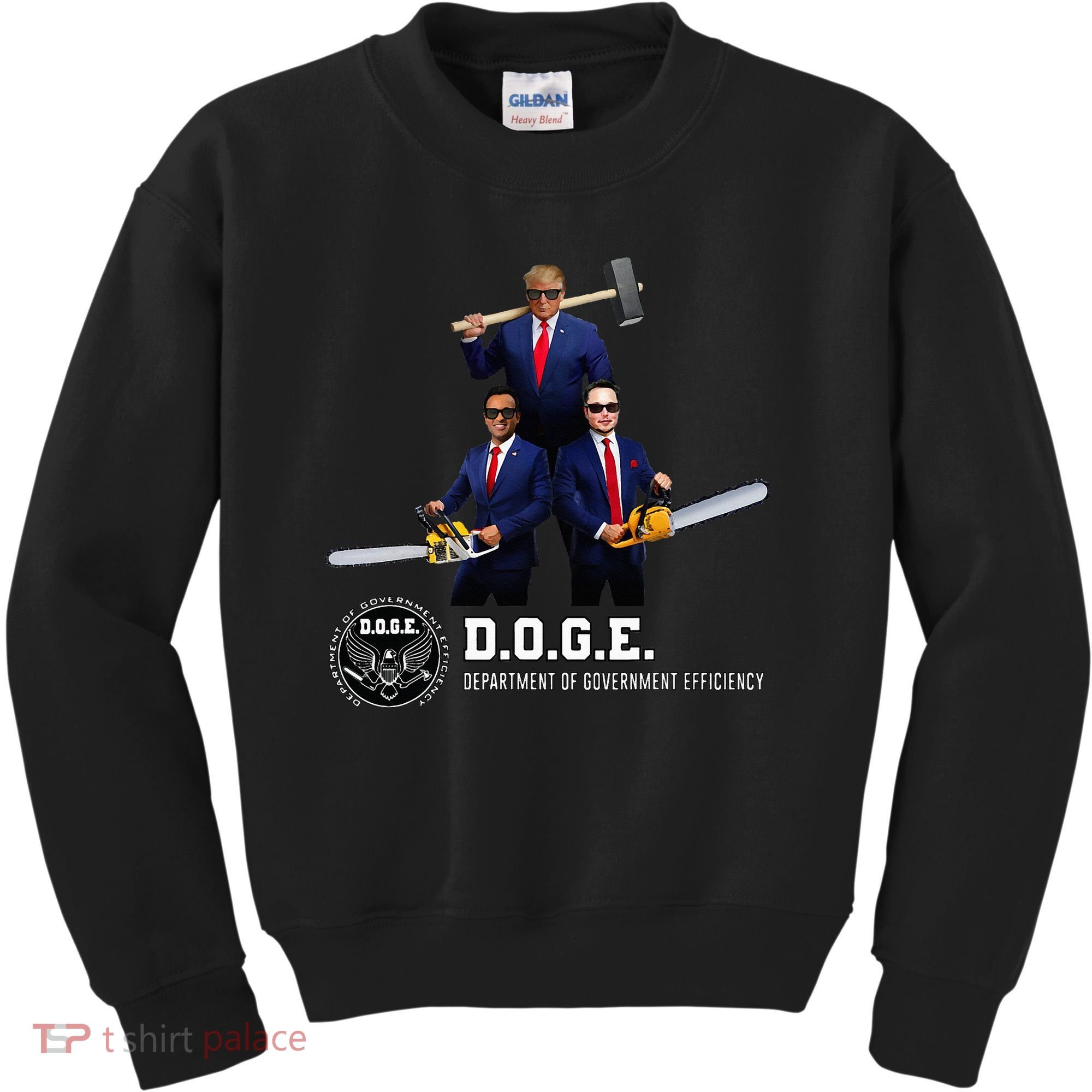 Funny D.O.G.E. (Department Of Government Efficiency) Doge Kids Sweatshirt