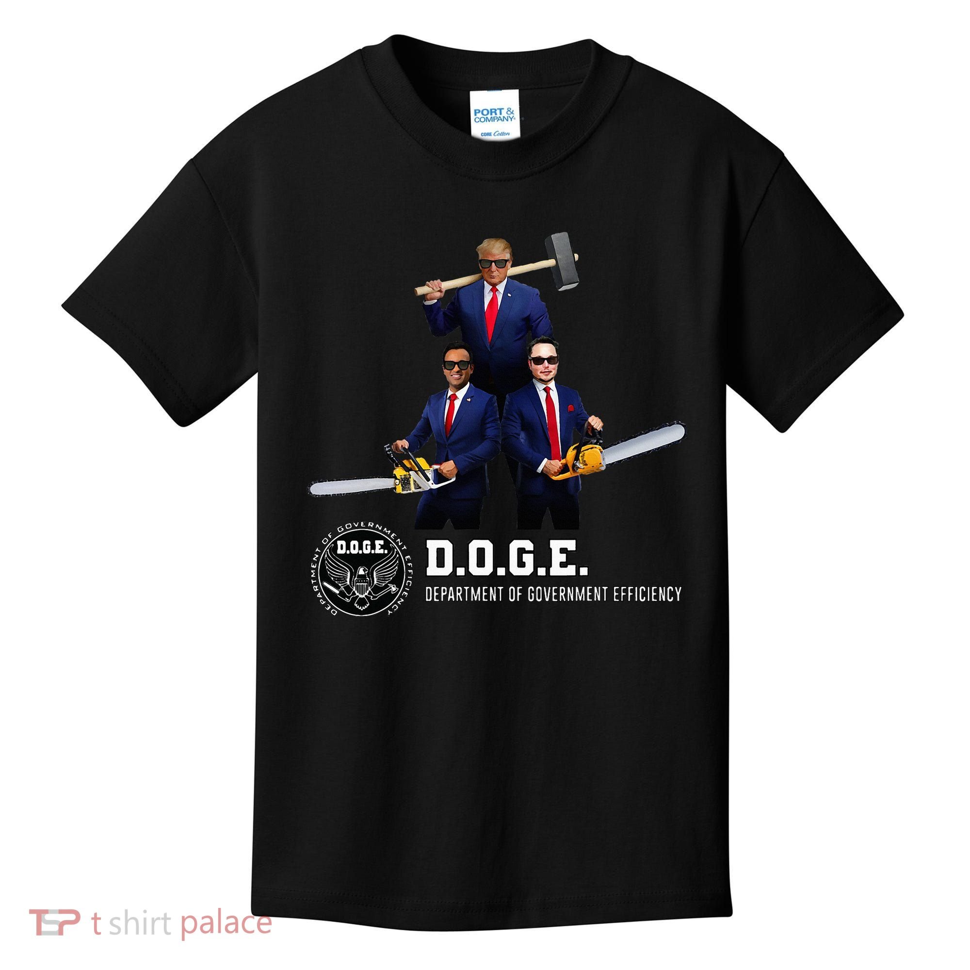 Funny D.O.G.E. (Department Of Government Efficiency) Doge Kids T-Shirt