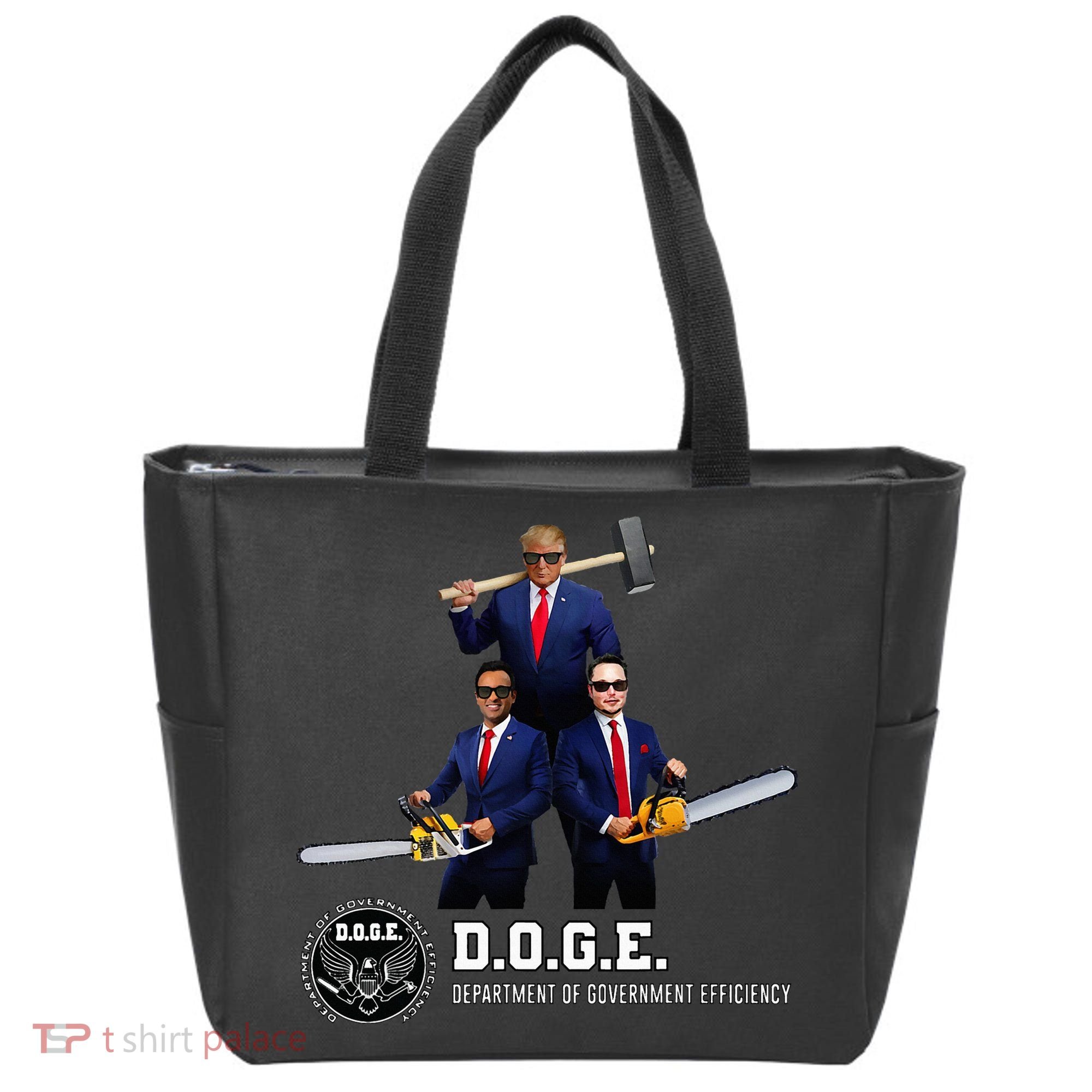 Funny D.O.G.E. (Department Of Government Efficiency) Doge Tote Bag