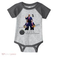 Funny D.O.G.E. (Department Of Government Efficiency) Doge Infant Baby Jersey Bodysuit thumb 0