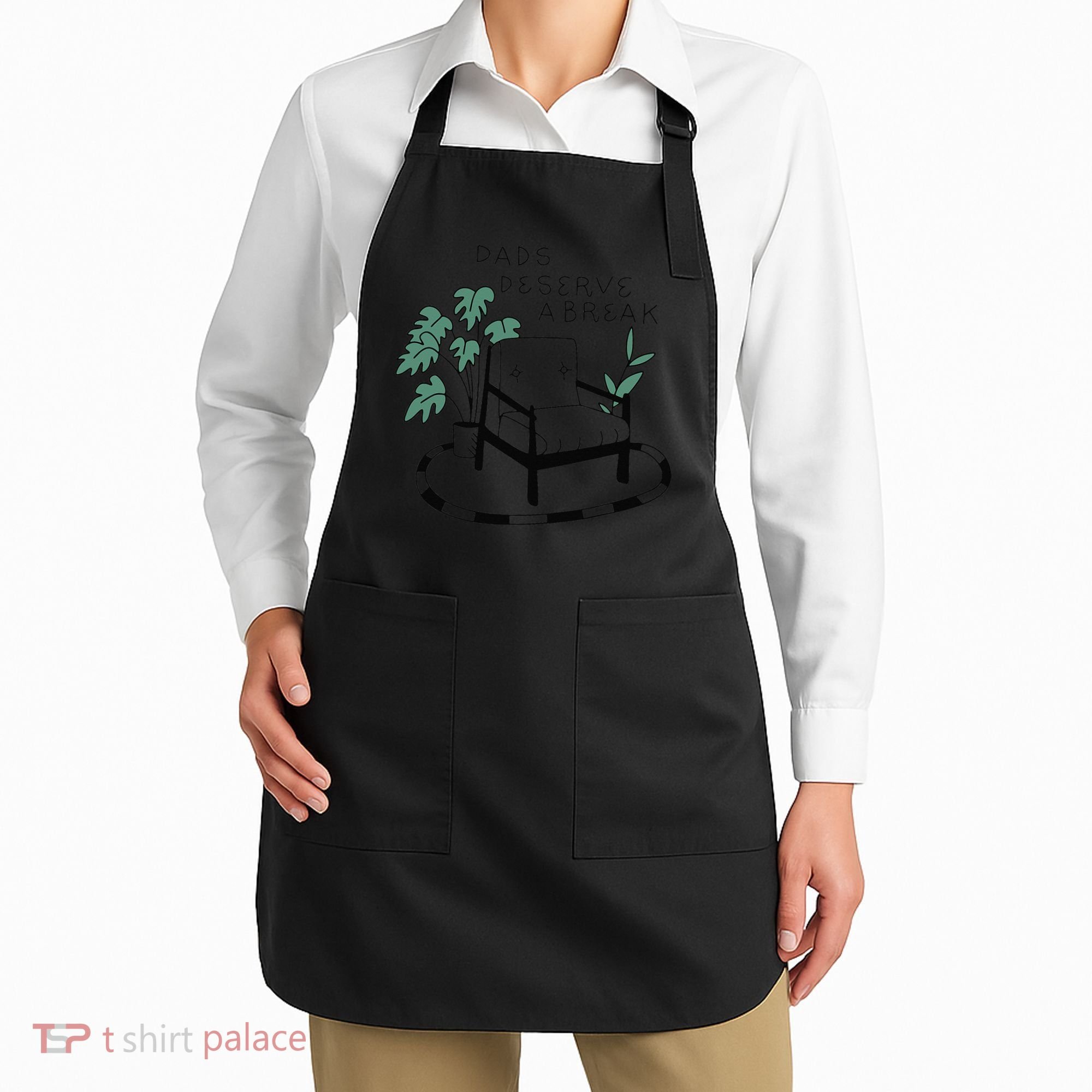 Fathers Day Dad Deserve A Break Daddy Family Apron