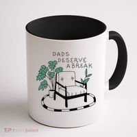 Fathers Day Dad Deserve A Break Daddy Family Coffee Mug thumb 1