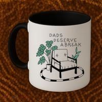 Fathers Day Dad Deserve A Break Daddy Family Coffee Mug thumb 2