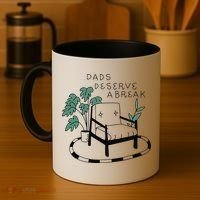 Fathers Day Dad Deserve A Break Daddy Family Coffee Mug thumb 4