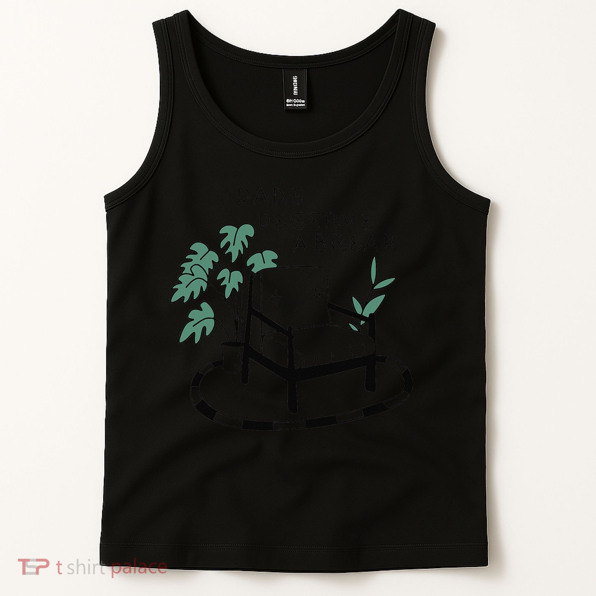 Fathers Day Dad Deserve A Break Daddy Family Tank Top