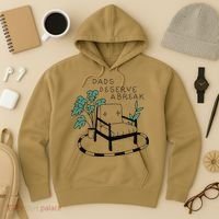 Fathers Day Dad Deserve A Break Daddy Family Hoodie thumb 3