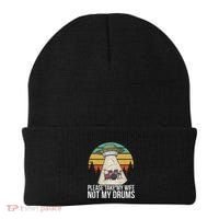 Funny Drummer Drumming Drum Kit Percussion I Wife Ufo Aliens Beanie thumb 0