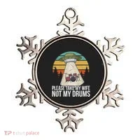 Funny Drummer Drumming Drum Kit Percussion I Wife Ufo Aliens Ornament thumb 0