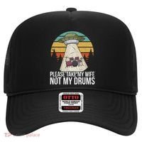 Funny Drummer Drumming Drum Kit Percussion I Wife Ufo Aliens Hat thumb 0