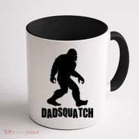 Funny Dadsquatch Dad Sasquatch Bigfoot Coffee Mug thumb 1