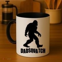 Funny Dadsquatch Dad Sasquatch Bigfoot Coffee Mug thumb 4