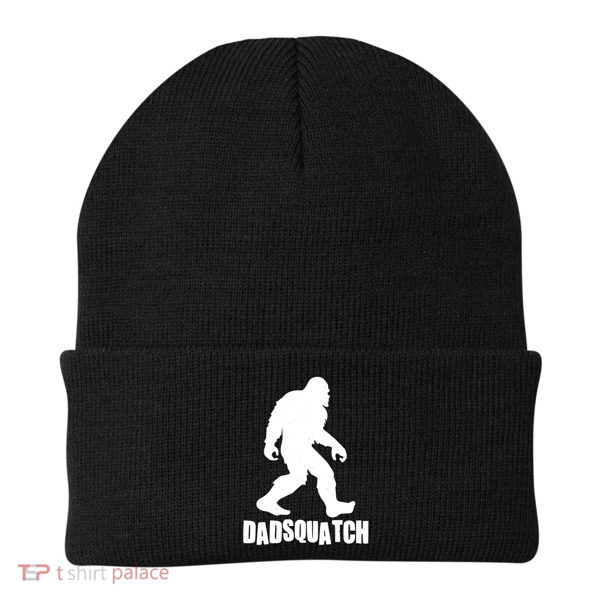 Funny Dadsquatch Dad Sasquatch Bigfoot Beanie
