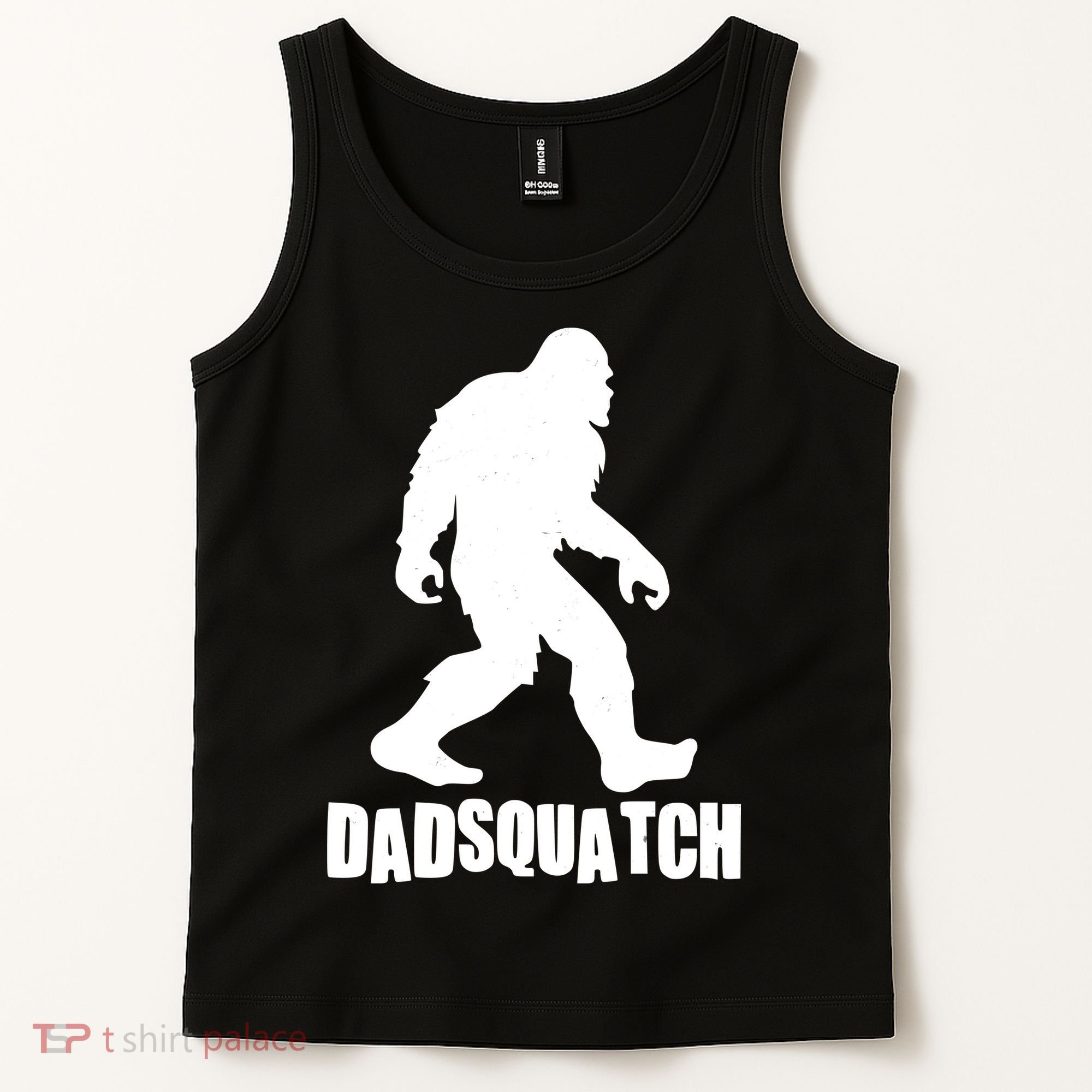 Funny Dadsquatch Dad Sasquatch Bigfoot Tank Top