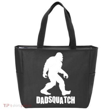 Funny Dadsquatch Dad Sasquatch Bigfoot Tote Bag