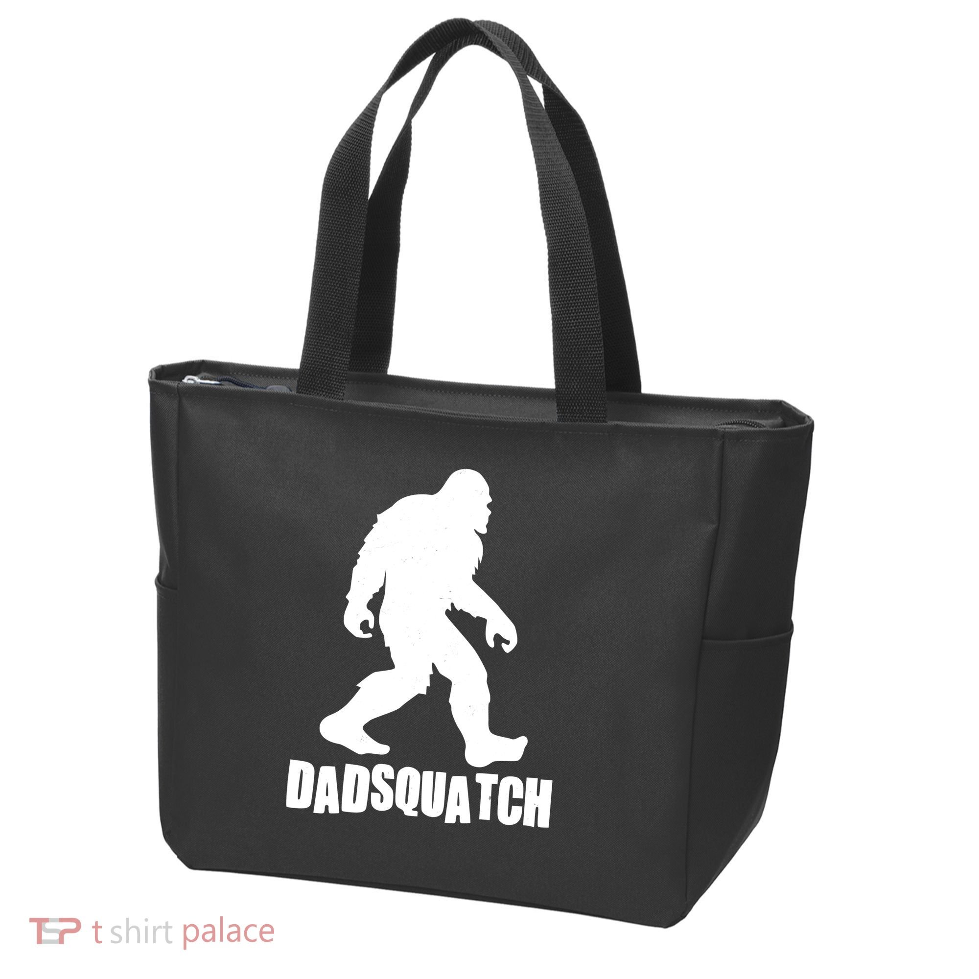 Funny Dadsquatch Dad Sasquatch Bigfoot Tote Bag