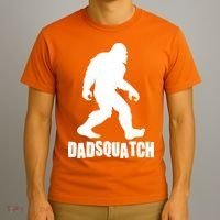 Funny Dadsquatch Dad Sasquatch Bigfoot T-Shirt thumb 3