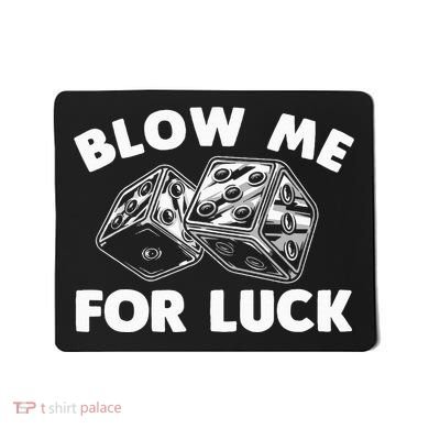 Funny Dice Design Gambling Dice Casino Lovers Mousepad