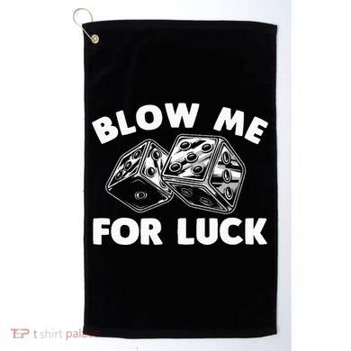 Funny Dice Design Gambling Dice Casino Lovers Golf Towel
