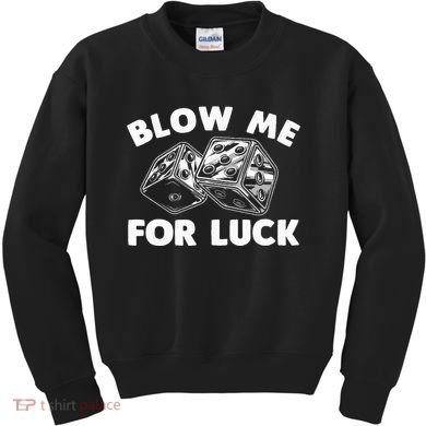 Funny Dice Design Gambling Dice Casino Lovers Kids Sweatshirt