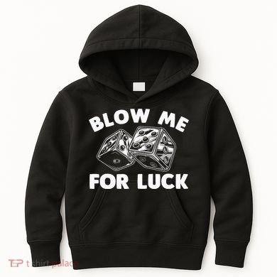 Funny Dice Design Gambling Dice Casino Lovers Kids Hoodie