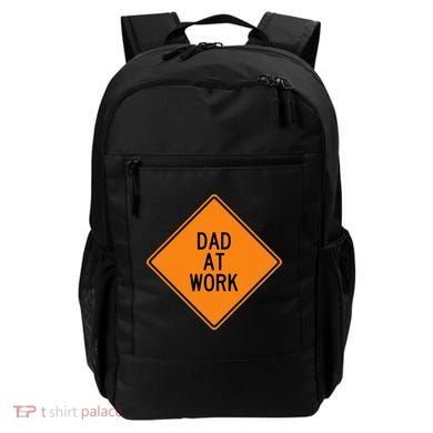  Funny Design Dad at Work Warning Backpack