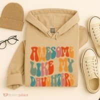 FatherS Day Dad Gifts Daughters Awesome Like My Daughters Hoodie thumb 4