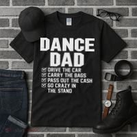 Funny Dance Dad Proud Dancer Dancing Father Tall T-Shirt thumb 3