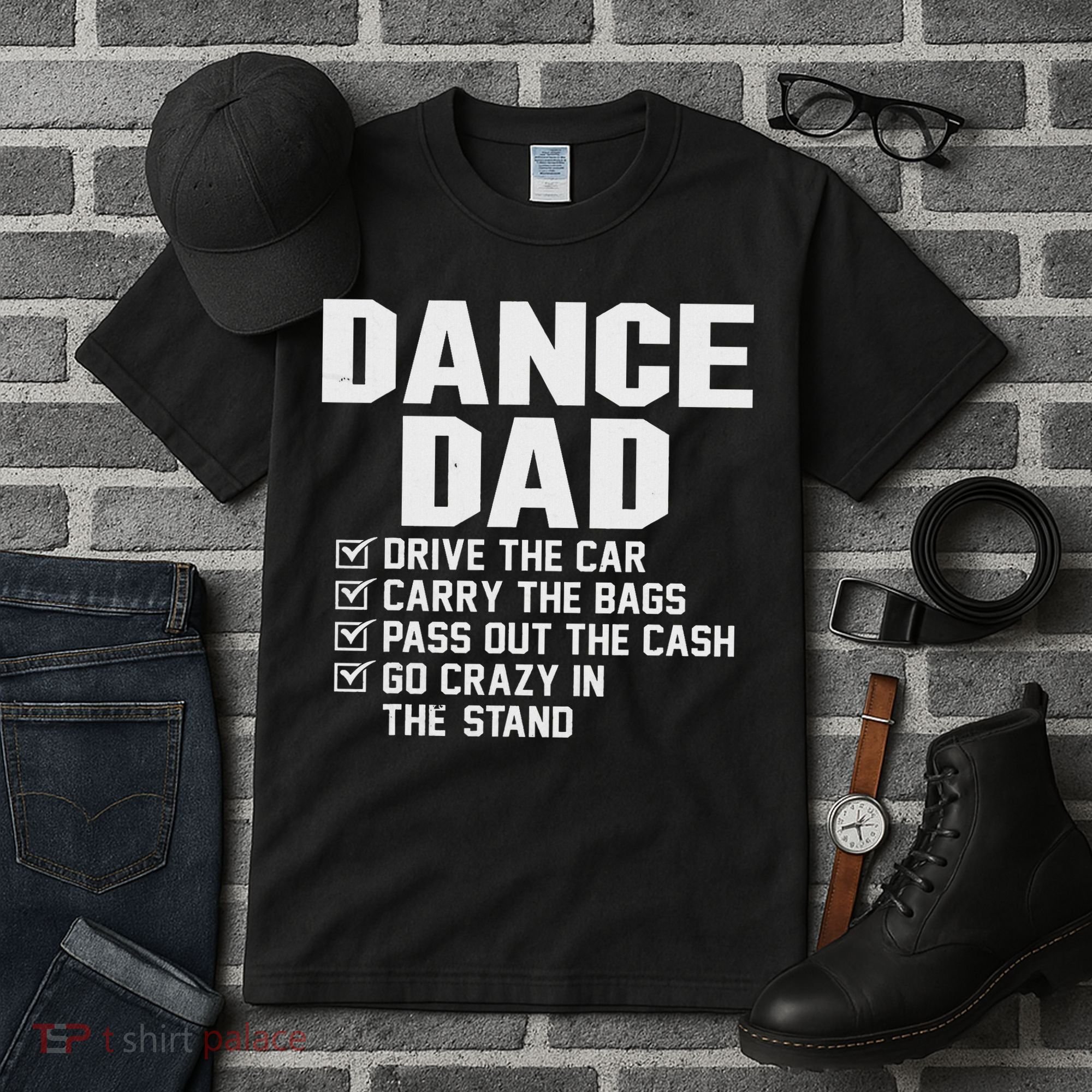 Funny Dance Dad Proud Dancer Dancing Father Tall T-Shirt