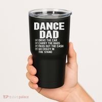 Funny Dance Dad Proud Dancer Dancing Father Tumbler thumb 2