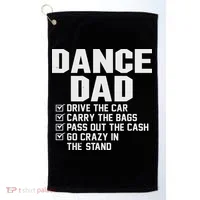Funny Dance Dad Proud Dancer Dancing Father Golf Towel thumb 0
