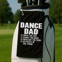 Funny Dance Dad Proud Dancer Dancing Father Golf Towel thumb 2
