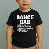 Funny Dance Dad Proud Dancer Dancing Father Toddler T-Shirt thumb 2