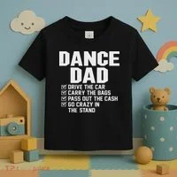 Funny Dance Dad Proud Dancer Dancing Father Toddler T-Shirt thumb 3