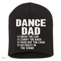 Funny Dance Dad Proud Dancer Dancing Father Short Acrylic Beanie thumb 0