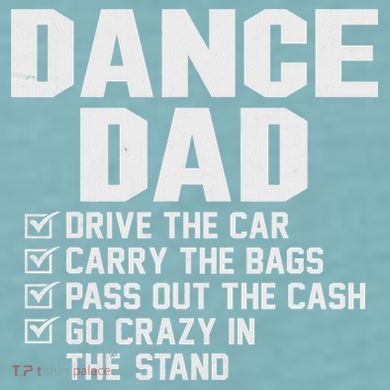 Funny Dance Dad Proud Dancer Dancing Father Sueded Cloud Jersey T-Shirt